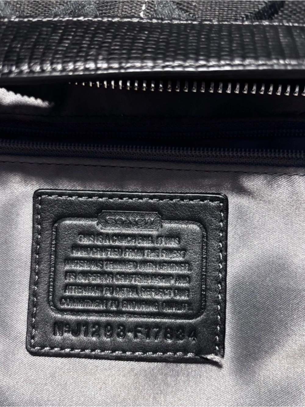 Coach Y2K Black Signature C Set - Chelsea Ashlyn & Matching Wristlet Bundle - Picture 4 of 12